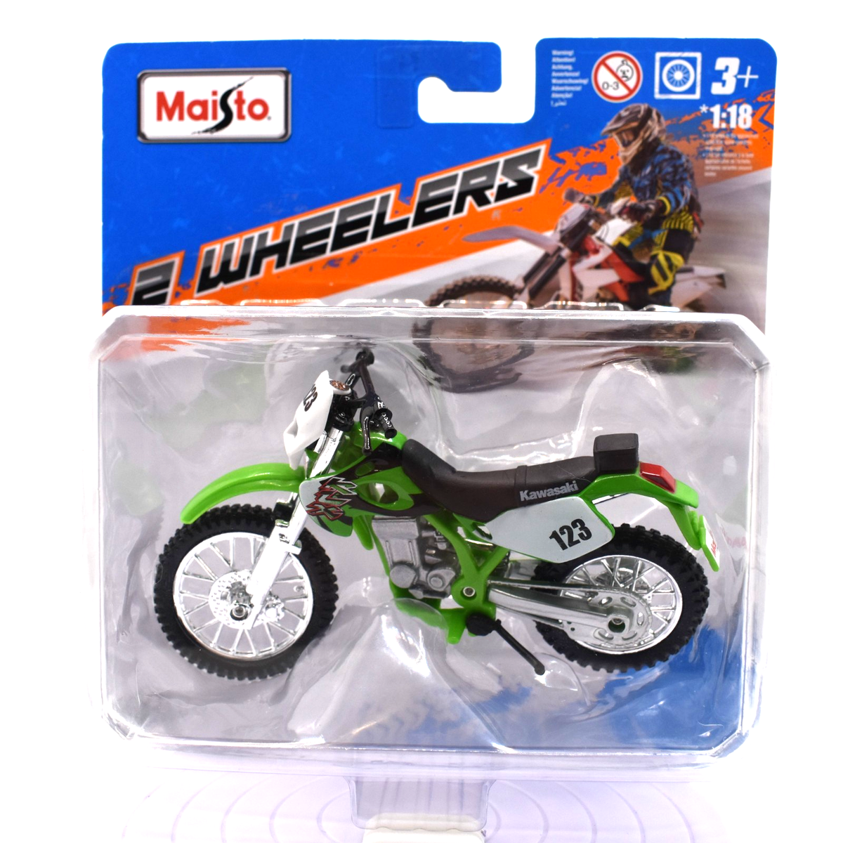 Maisto Moto Kawasaki KX250F 1:18 – Réplique Moto Diecast Ultra-Détaillée, Parfaite Pour Collectionneurs Et Fans De Motocross