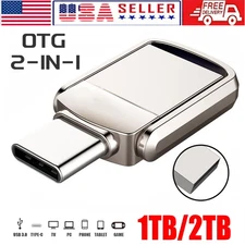 Type C USB 3.0 Flash Drive Thumb Drive Memory Stick for PC Laptop 512GB 2TB lot
