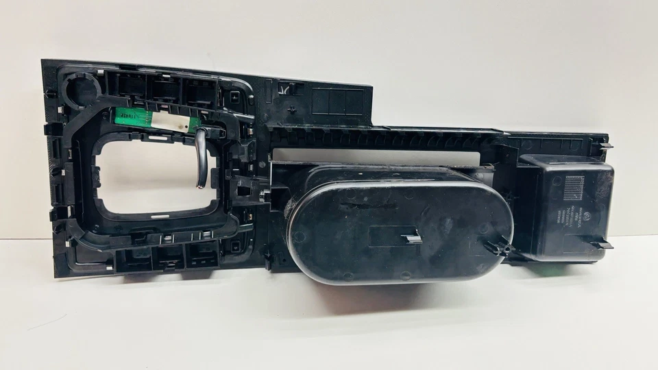 Portavasos consola central Volkswagen VW Passat 12-15 palanca de cambios bisel plateado Foto 2 de 4