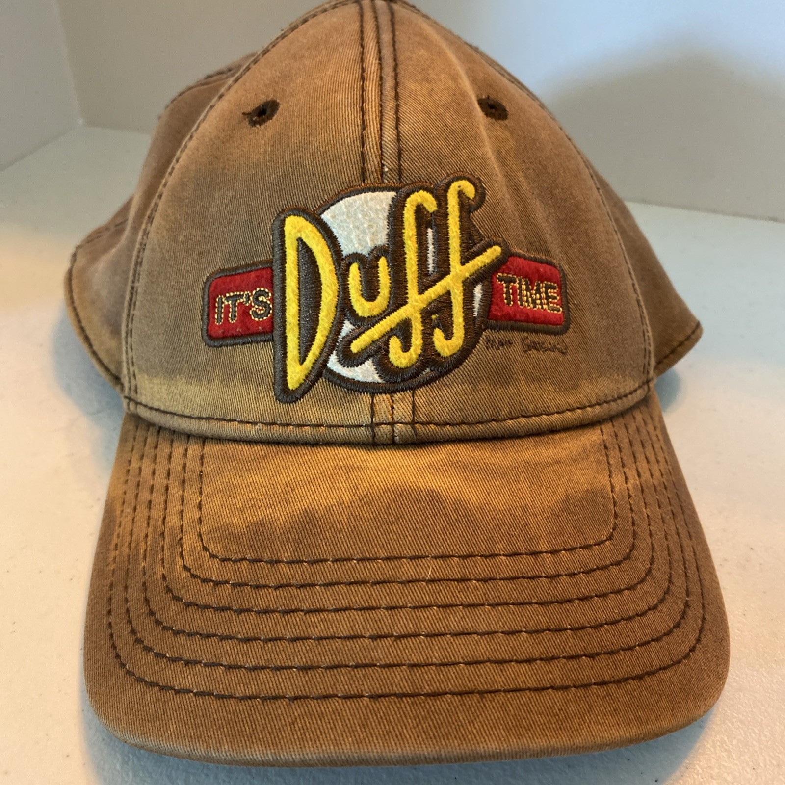It's Duff Time Ball Cap Hat Anoma The Simpson's One Size
