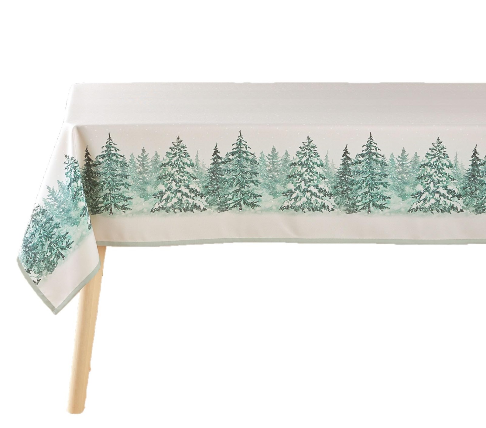 Nappe de Fête Rectangle 150 x 300 cm grand format Noël en polyester imprimé