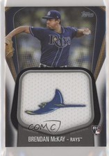 2020 Topps Jersey Sleeve Black 35/149 Brendan McKay #JJSP-BM Jumbo Patch 2jq