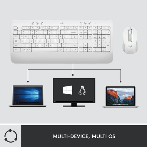 Logitech Keyboard and Mouse Set Signature MK650 Combo For Business - UK Layout - - Afbeelding 9 van 10