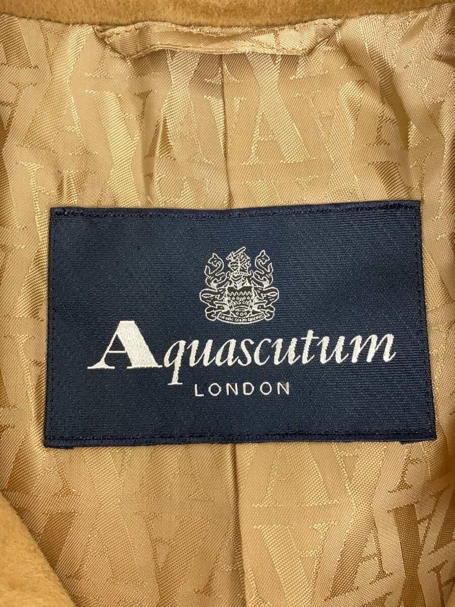 ALTRA Aquascutum altro cappotto cashmere marrone tinta unita