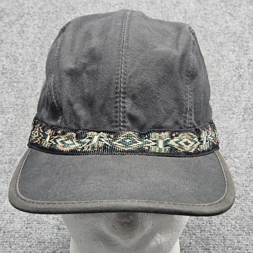 Kavu 5-Panel Mütze Kappe schwarz grau Band Schnalle Medium Outdoor Freizeit Indie
