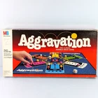1989 Aggravation Board Game Vintage Milton Bradley 100% COMPLETE Marble Race