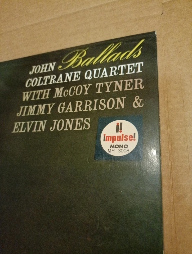 John Coltrane Quartet ‎– Ballads  LP.  EX/VG Japan '63 - Image 2 of 4