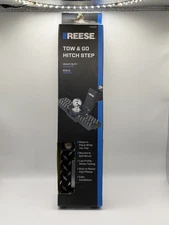 NEW SEALED Reese Towpower 7060260 Tow and Go Hitch Step Black