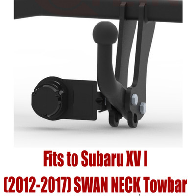 Swan Neck Tow Bar For SUBARU XV  I (2012-2017) & 13 Pin Bypass Relay Kit - S397