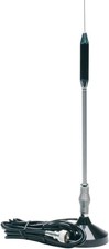  RP-711 24" Magnet Mount Stainless Steel CB Antenna Kit, Black