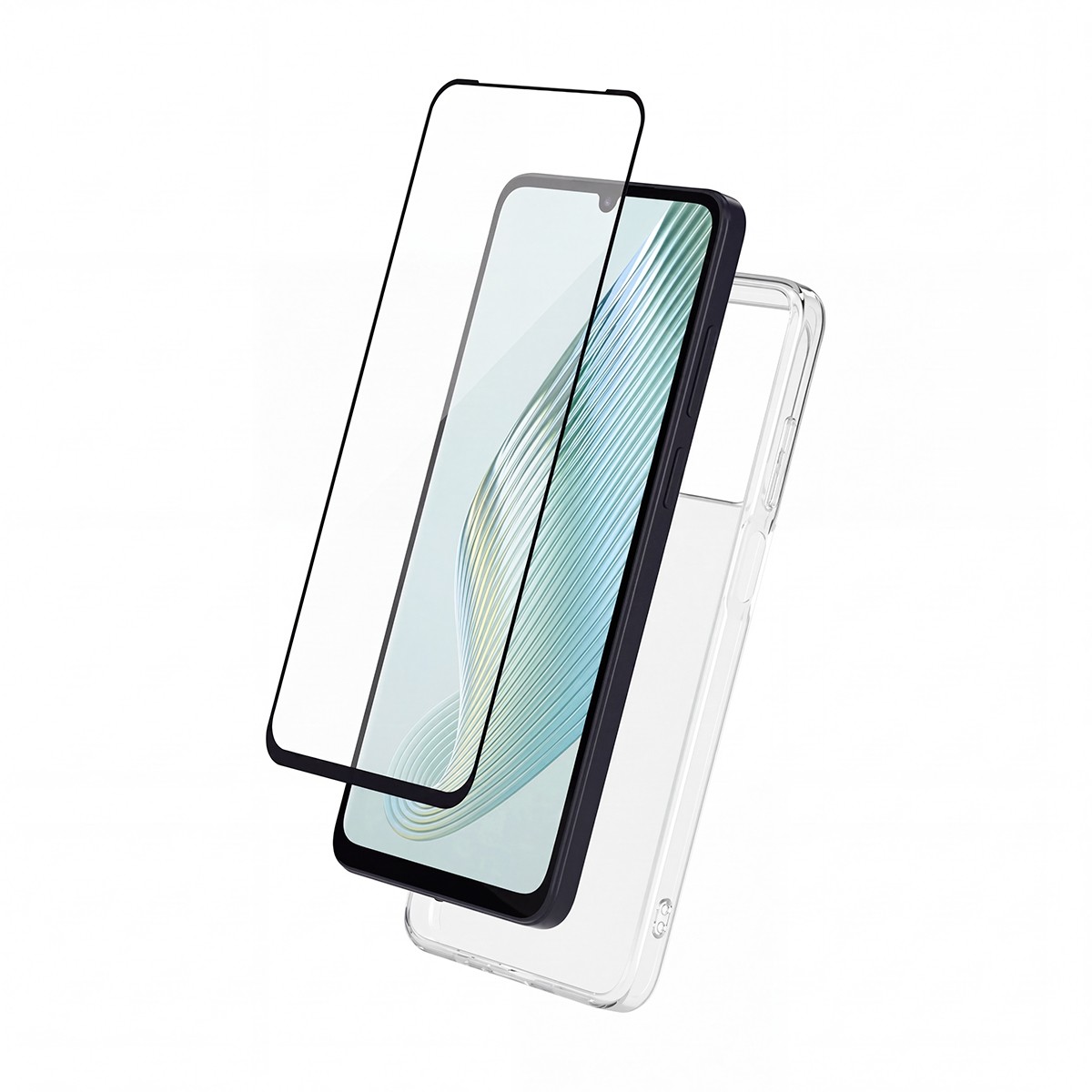 Pack Coque Souple et Verre Trempé pour Honor X5c Plus - Protection Transparente en Silicone