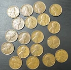 1925 Lincoln Wheat Cent Roll - 50 Coins - VF+
