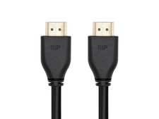 Monoprice 8K Certified Ultra High Speed HDMI 2.1 Cable 10 Feet Black 48Gbps eARC