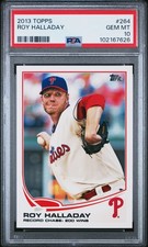 2013 TOPPS #264 ROY HALLADAY PSA 10