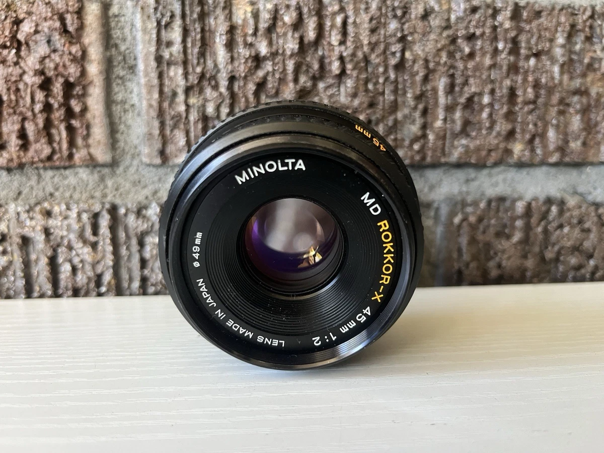 Minolta f/2 Camera Lenses 45mm Focal for sale - eBay