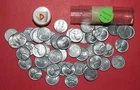 1943 D Lincoln Wheat Cent roll - UNC Spotty