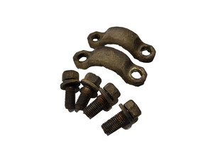 Chrysler 9.25 Rear Axle U Joint Clamp Bolt Set Dodge Ram 86-00