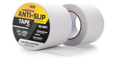 Anti Slip Tape for Stairs and Floor - Grip Tape Outdoor Waterproof - 2 Clear