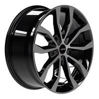 1X Autec TYP U - Uteca Schwarz Poliert 9.0Jx21 5X130 ET50