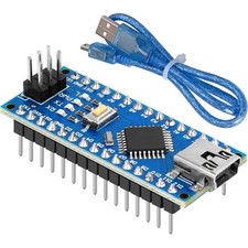 Nano V3.0 Microcontroller Board w/CH340 USB Chip - Perfect for DIY Electronics