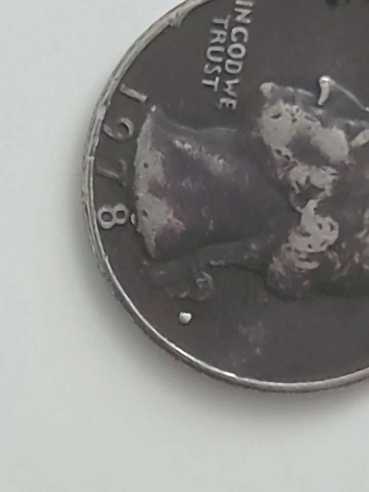 MULTIPLE ERROR 1978 QUARTER DIE CLASH FILLED MINT MARK HARD CLASH ERRORS - Image 4 of 4