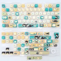 Game Zenless Zone Zero Asaba Harumasa KeyCap PBT Keycaps for Mechanical Keyboard