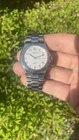 SEIKO SPIRIT 7N48-7000 Quartz Mens Watch Day Date White Dial Japan Vintage