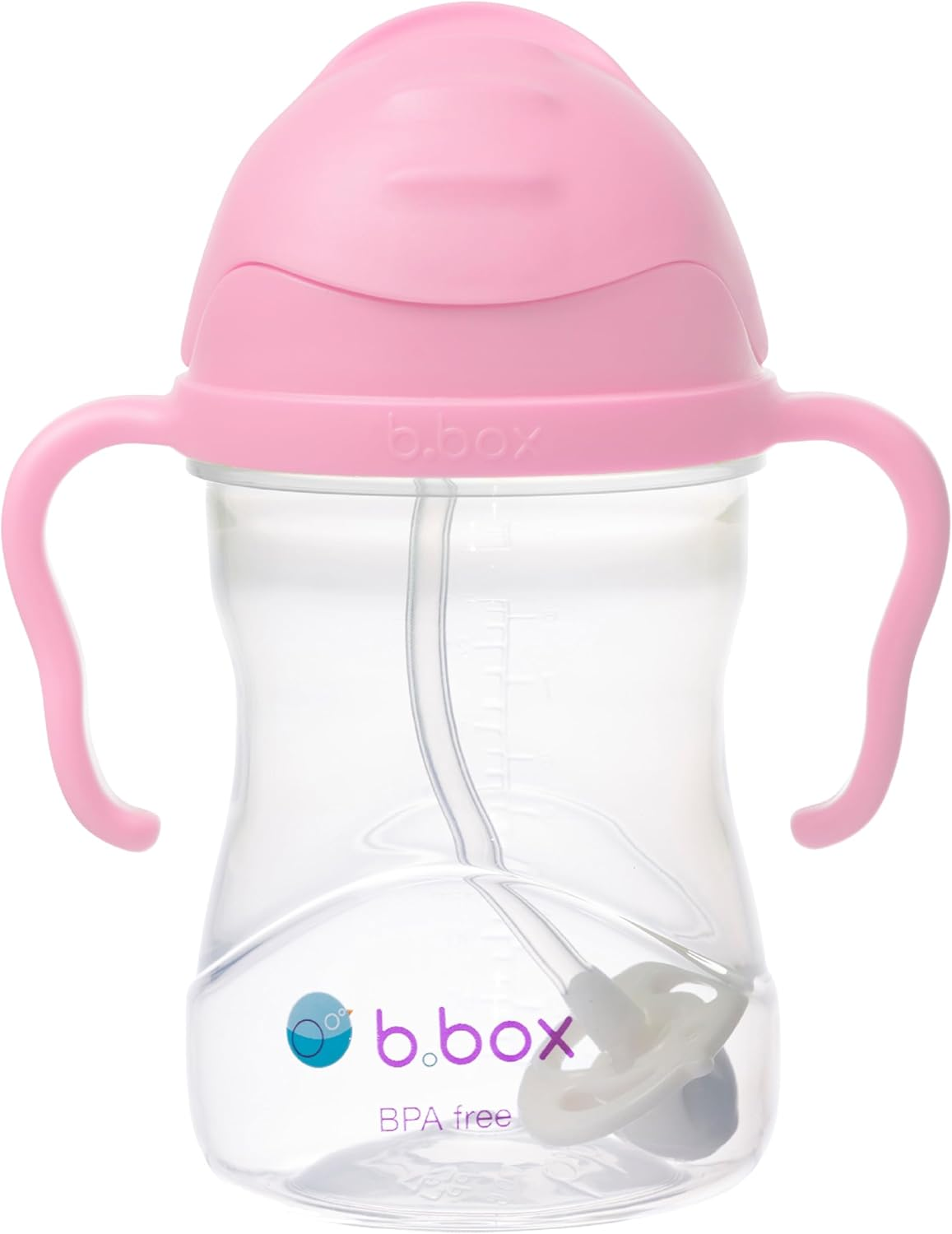 B.Box Sippy Cup | Drink from Any Angle | Fliptop, Weighted Straw, Leak Proof & E