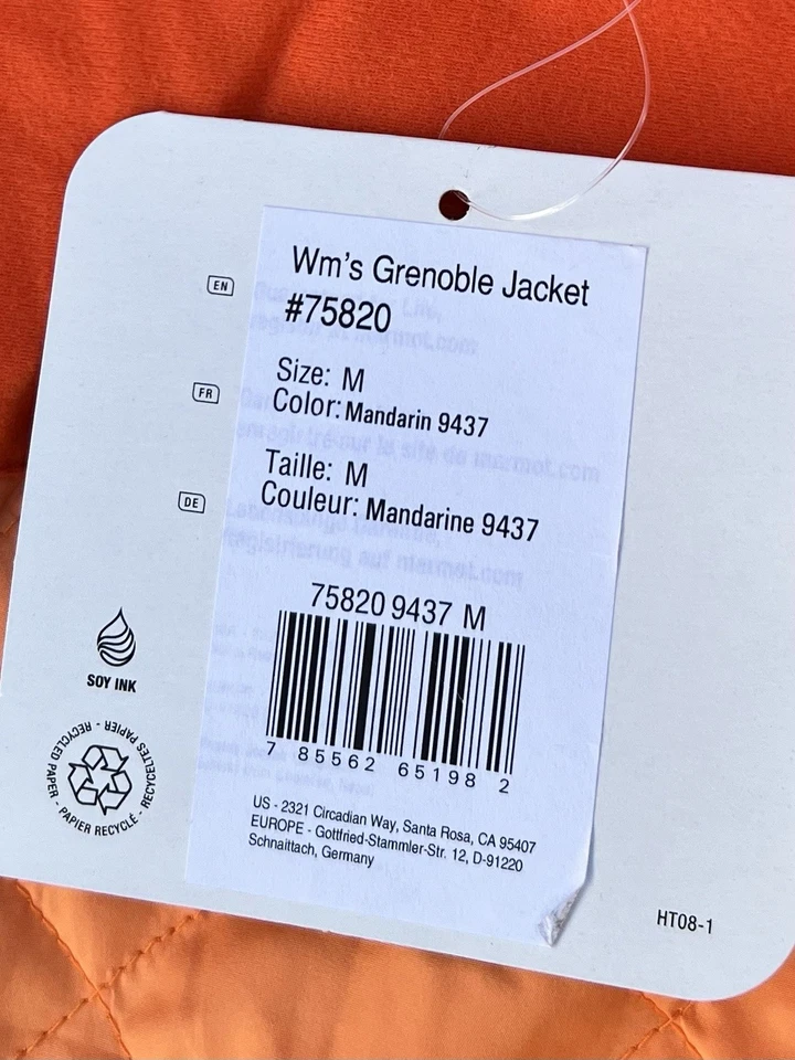 MARMOT Grenoble Gore-Tex Waterproof Windproof Jacket Mandarin Women's Medium NWT - Image 3 of 4