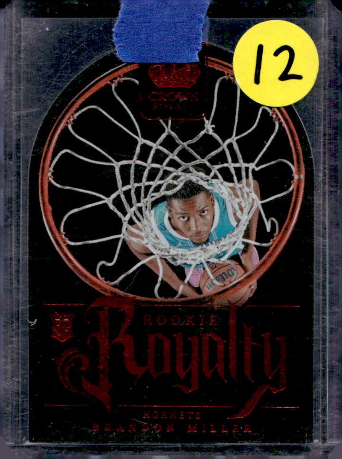 2023-24 Crown Royale Brandon Miller Rookie Royalty International Red RC #40