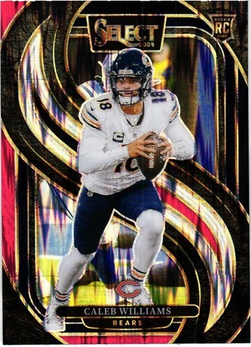 2024 Panini Select Caleb Williams Rookie Red & Blue Shock Premier (RC) Bears