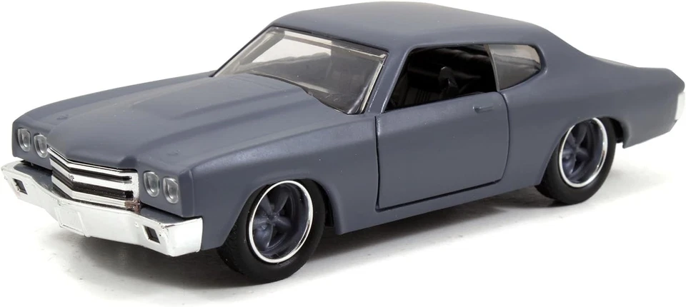 Modello Auto CHEVROLET CHEVELLE Nera OPACA di DOM Fast Furious 1/32 Jada Toys - Immagine 2 di 4