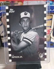 2025 Topps Black & White #123 Cal Ripken Jr., Orioles SP Vault Film Strip - RARE