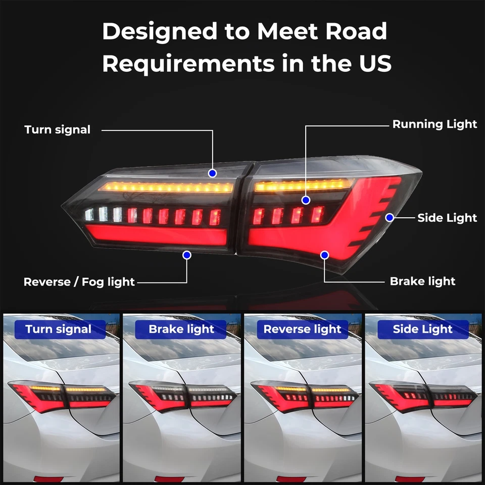 PRISMBEAM Tail Lights for 2016 Scion iM & 2017-2018 Toyota Corolla iM - Image 4 of 4