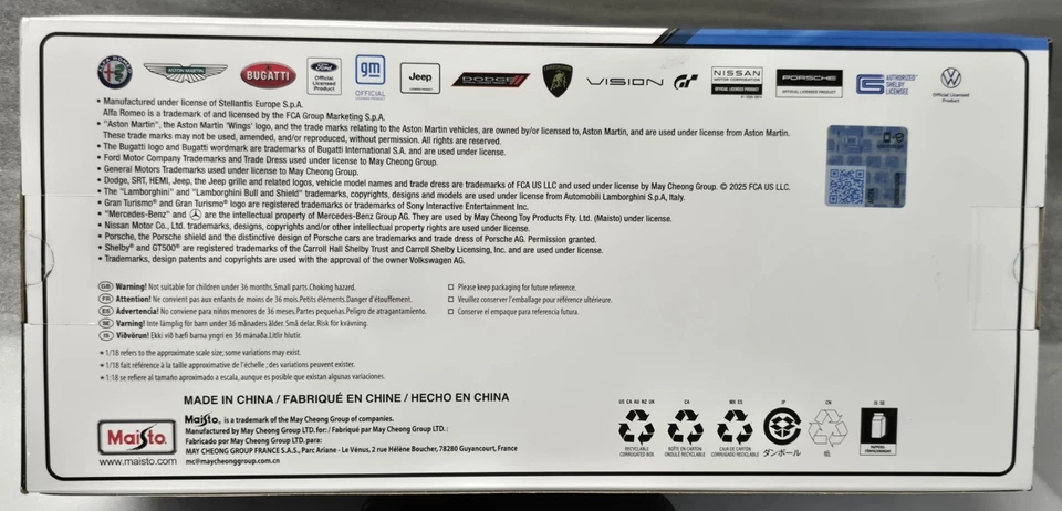 Chevrolet Camaro Z28 1971 Maisto 1:18 nueva caja sellada Foto 3 de 4