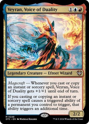 1x Veyran, Voice of Duality - Commander: Outlaws of Thunder