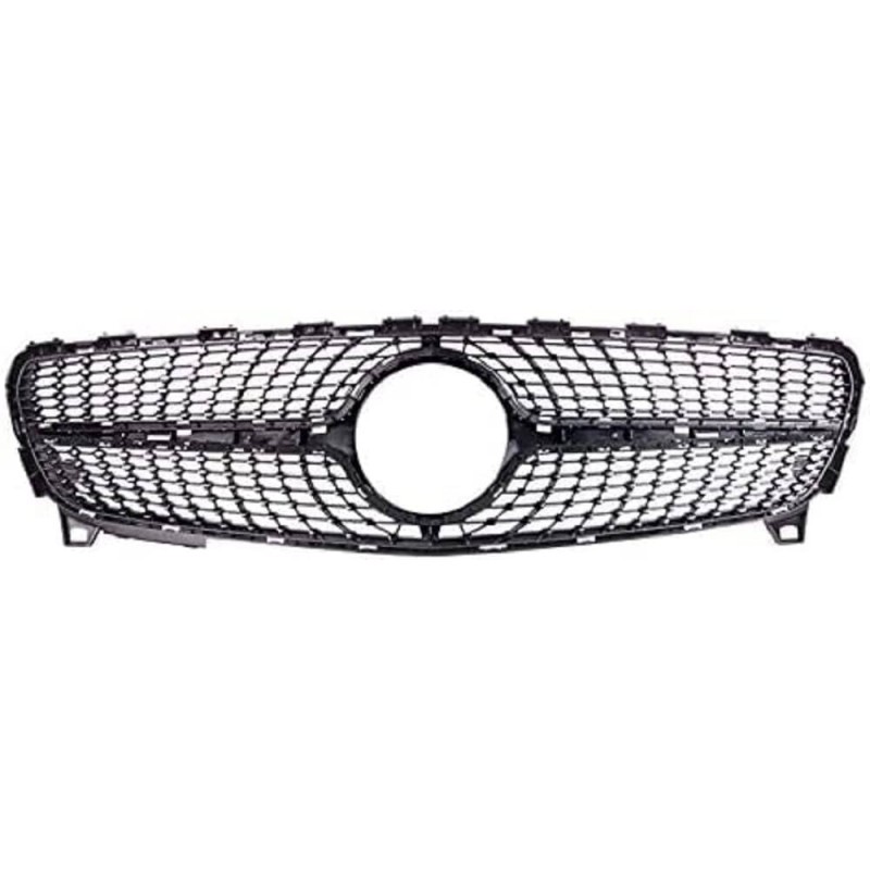 Grille de calandre Mercedes Classe A W176 phase 2 pare-chocs avant noir