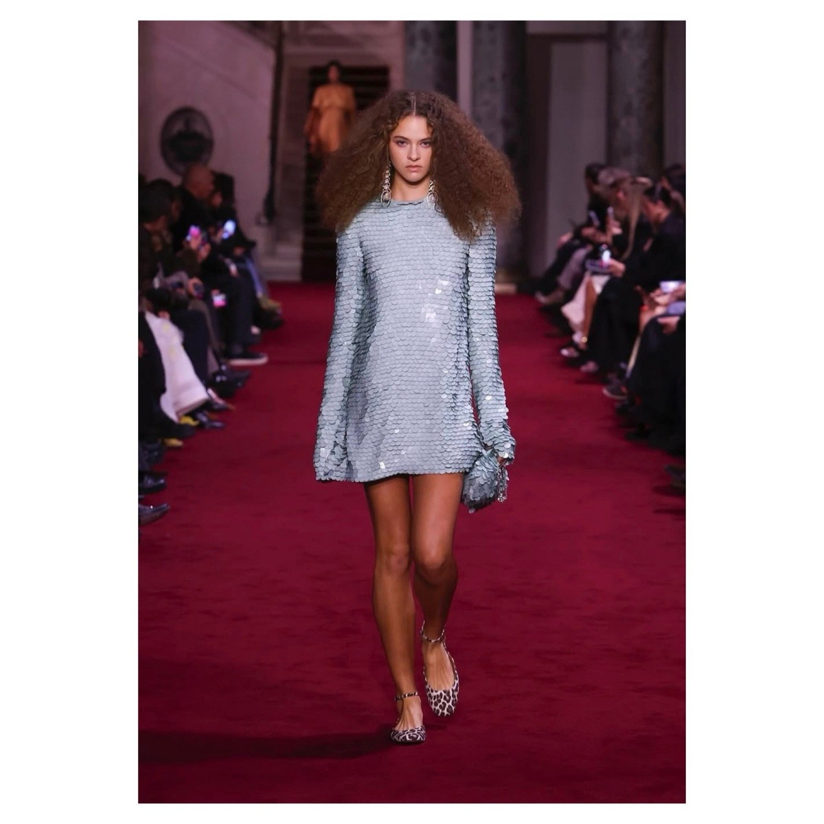 【Zimmermann】エデン ハンカチドレス ZIMMERMANN Eden Dress Sequined size 8 blue aqua Silk Long