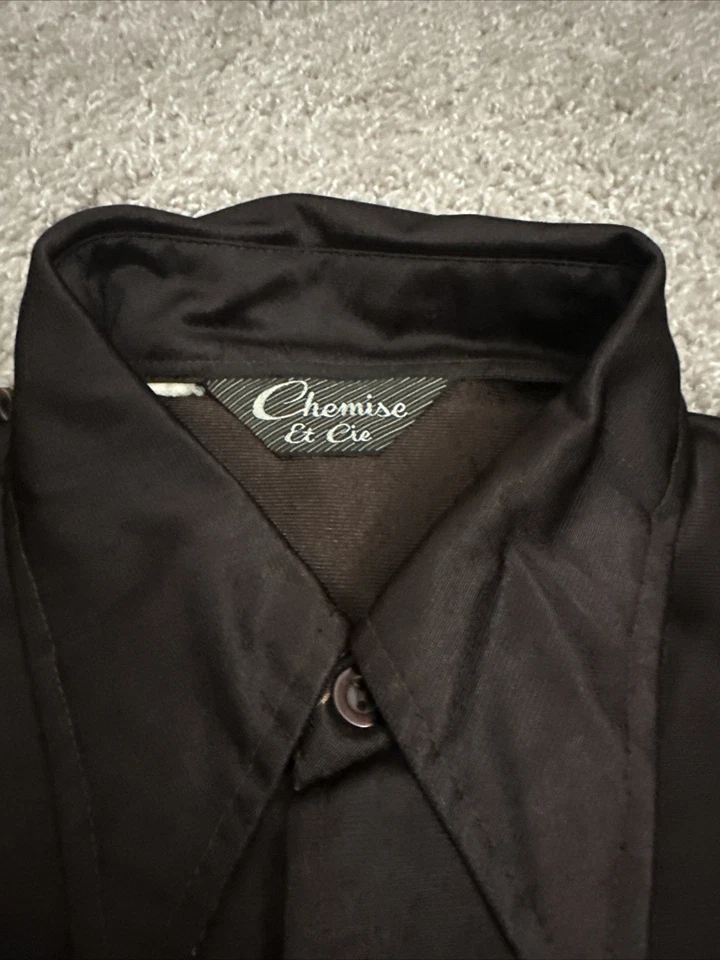 Camisa de Vestir Vintage CHEMISE ET CIE Talla/S ¡LEER DESCRIPCIÓN! Foto 2 de 4