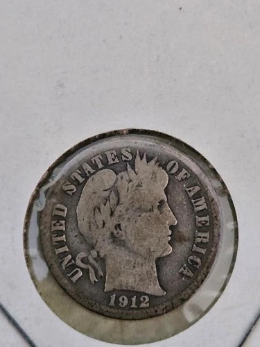 1912-S Barber Dime — photo from the most recent tracked eBay sale