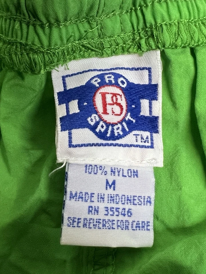 Bañador de playa vintage verde lima Pro Spirit talla mediana para hombre Foto 4 de 4