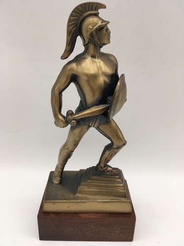 USC Statue Tommy Trojan Vintage Bronze Skulptur um 1930, Roger Noble Burnham