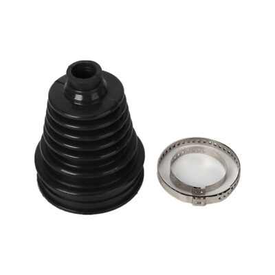 4-Piece Universal CV Joint Boot Kit – Black Drive Shaft Dust Covers