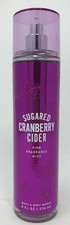 SUGARED CRANBERRY CIDER BATH  BODY WORKS FINE FRAGRANCE MIST SPRAY 8 OZ
