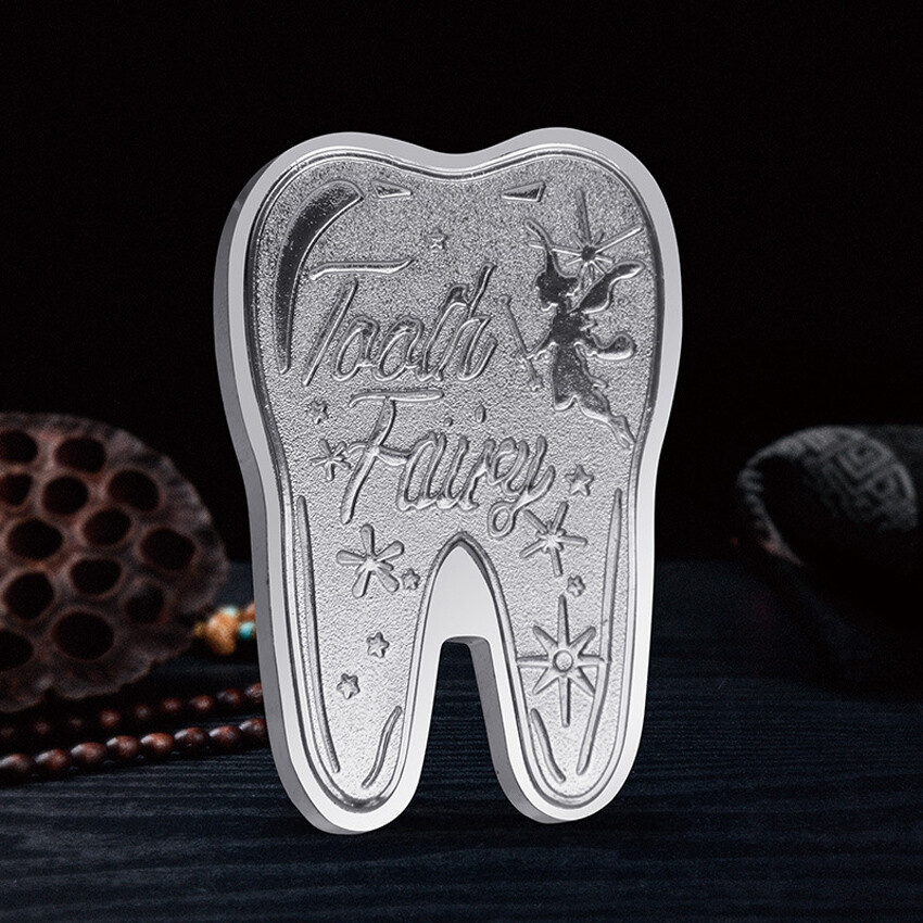 20PCS Commemorative Coin Silver Tooth Fairy Money Silver Plated For Kid