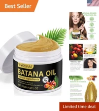 Dr. Sebi-Inspired Organic Batana Oil - Natural Hair Growth Solution 4.2 oz