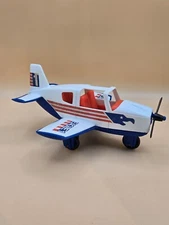 VINTAGE 11” GAY TOYS AMERICAN EAGLE PLASTIC PROPELLER PLANE USA MADE TOY