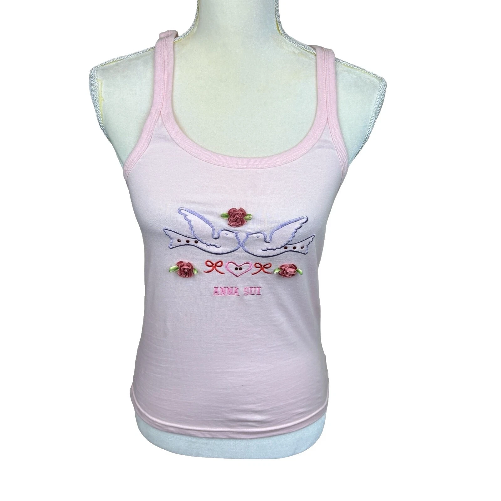 Tops femininos Anna Sui sólidos