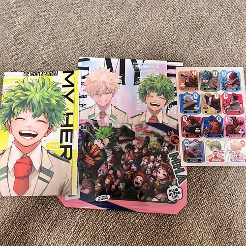 JUMP GIGA 2024 Spring Cover My Hero Academia benefit 4Set Japan Anime Like New - Picture 2 of 8