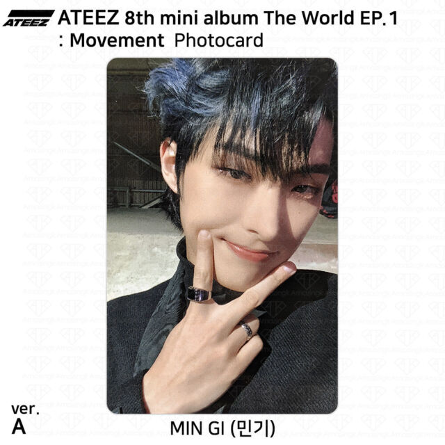 ATEEZ 8th Mini Album The World EP.1 : Movement Official ID card Photocard KPOP ZG10756
